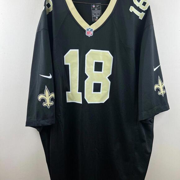 Nike Spencer Rattler #18 New Orleans Saints Black NFL Jersey Size 5XL NWOT! - Picture 1 of 8